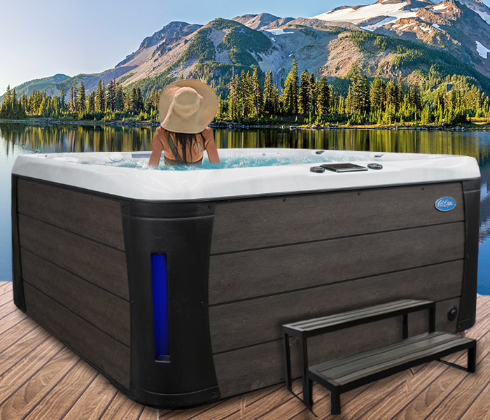 Calspas hot tub being used in a family setting - hot tubs spas for sale Champaign
